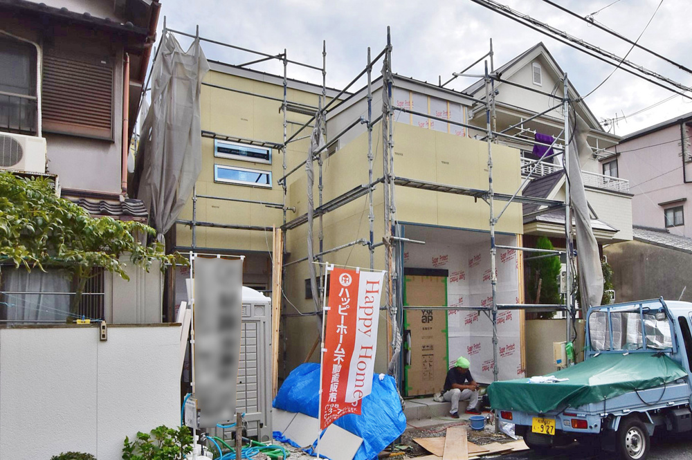 【現場進捗】尼崎市大庄中通新築戸建｜限定1邸の最新情報です！の画像