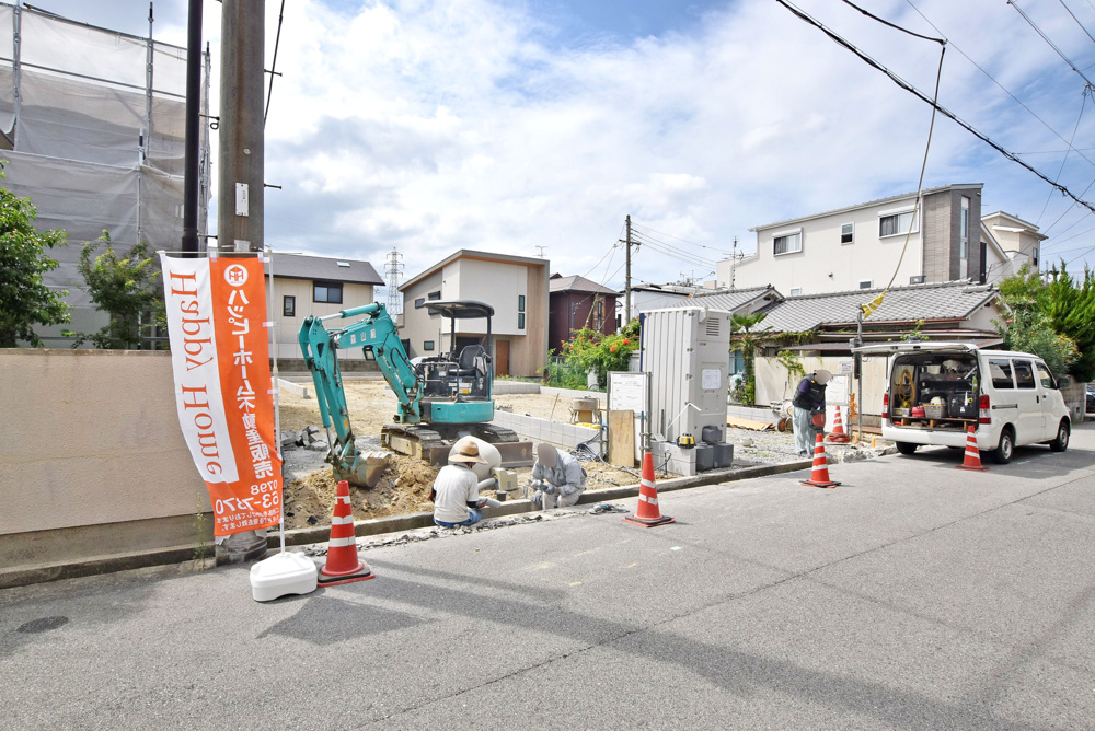 【現場進捗】尼崎市塚口町新築戸建｜リーブルガーデン塚口町全3区画の最新情報です！の画像