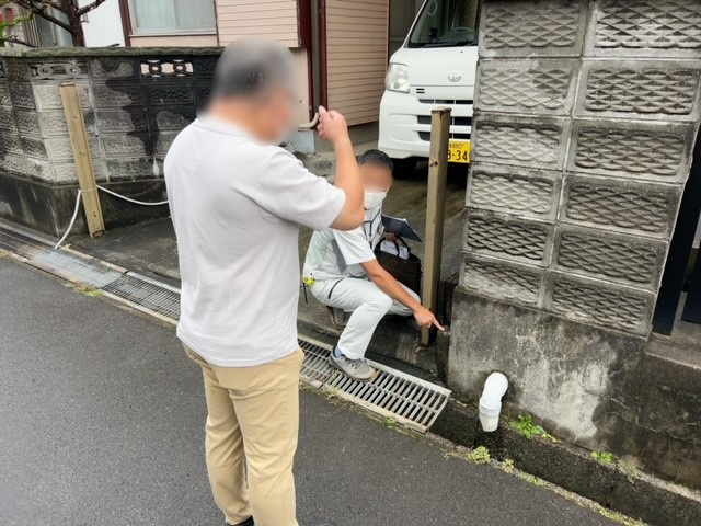 あま市不動産売却｜境界立会い の画像