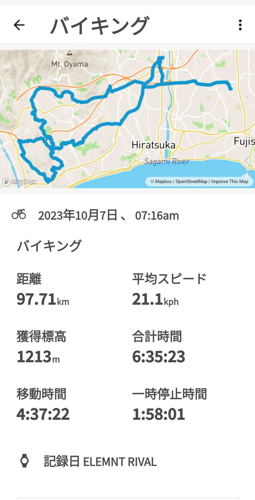最近の運動の画像