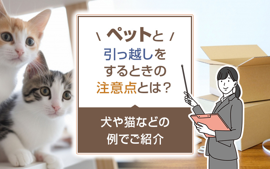 ペットと引っ越しをするときの注意点とは？犬や猫などの例でご紹介の画像