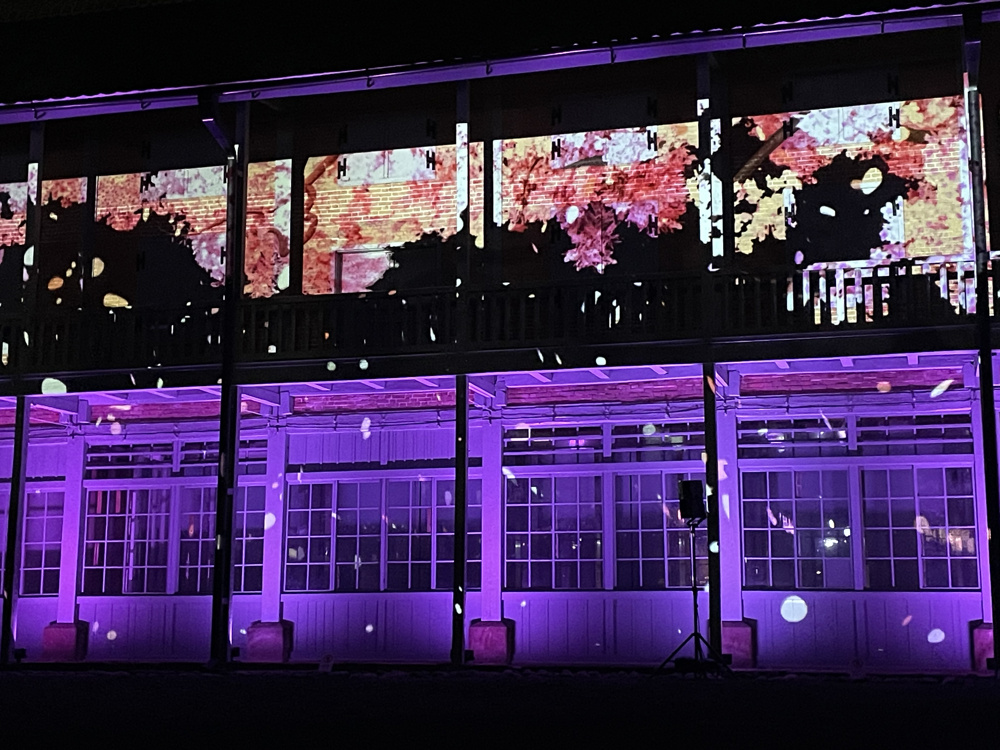 夜散歩☆彡　富岡製糸場プロジェクションマッピングの画像