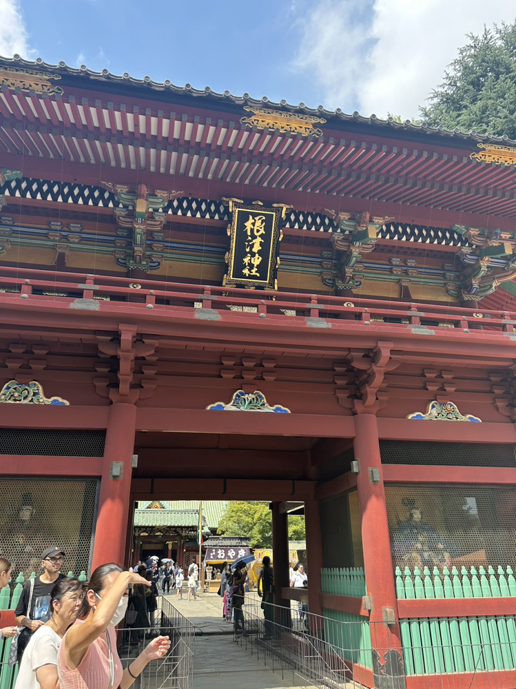 根津神社のじゃがバターの画像