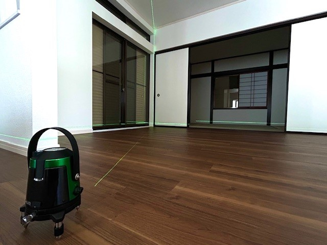 【あま市不動産売却】レーザー計測の画像