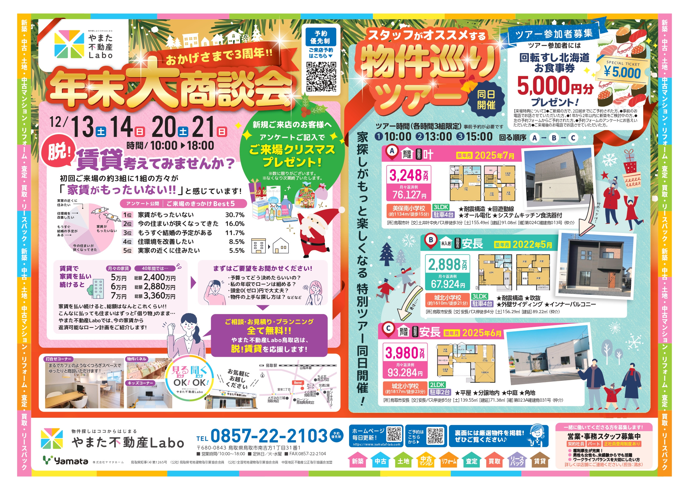 更新情報一覧｜鳥取市の不動産｜やまた不動産ラボ