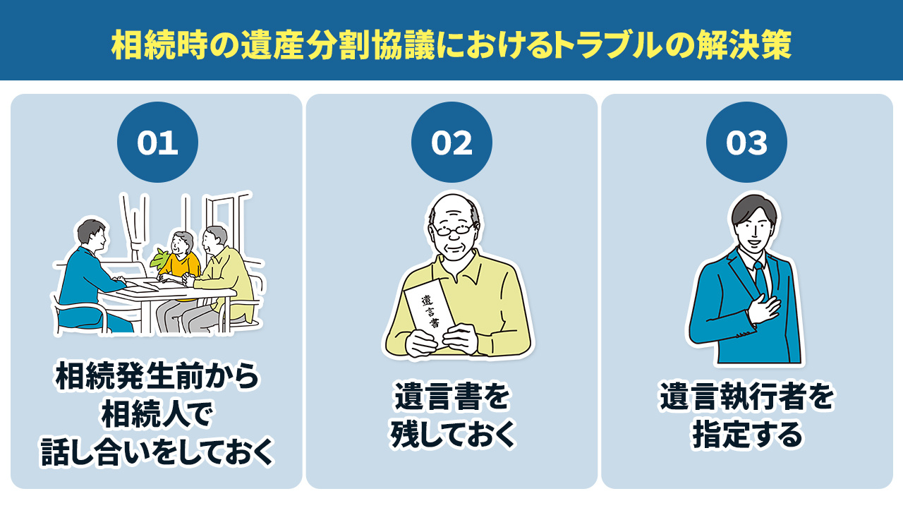 相続時の遺産分割協議におけるトラブルの解決策とは