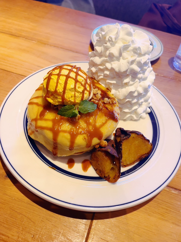 秋の仕事とご褒美の画像