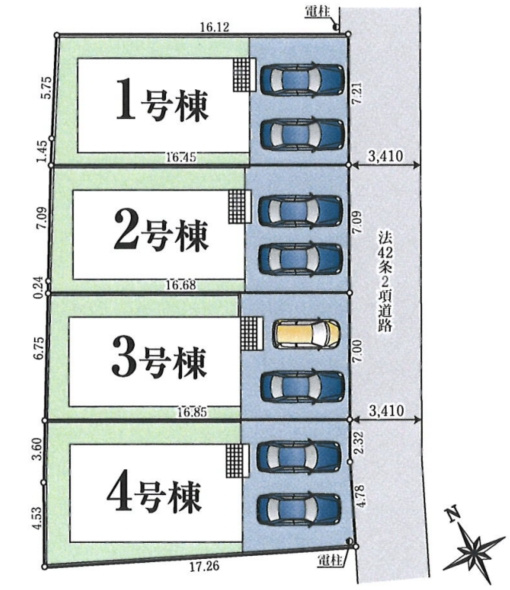新発売　東村山市久米川町JR武蔵野線新秋津駅利用、新築戸建、久米川東小学区の画像