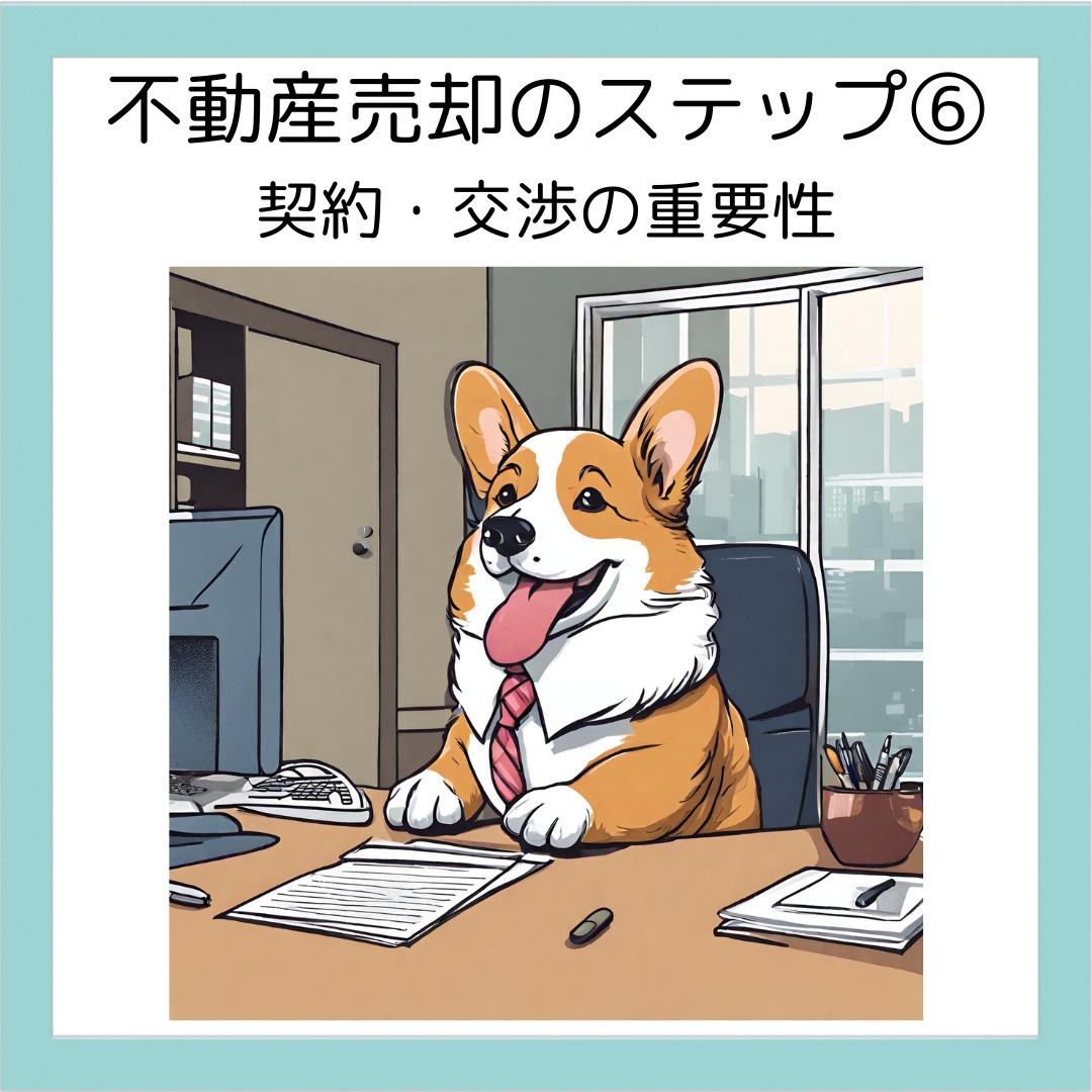 不動産売却のステップ⑥: 契約と交渉の重要性の画像