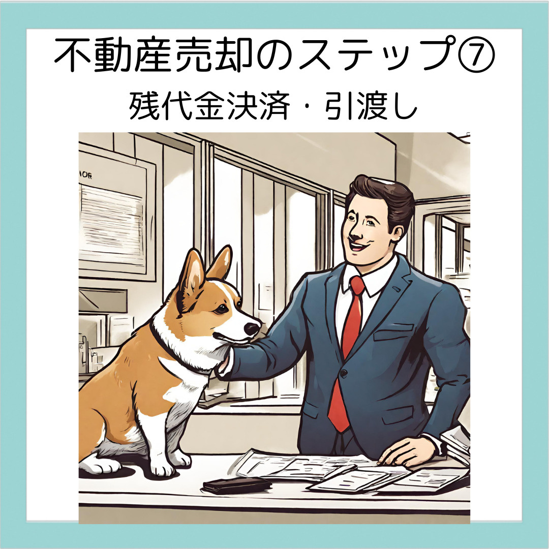 不動産売却のステップ⑦: 残代金決済手続きと物件引渡しの画像