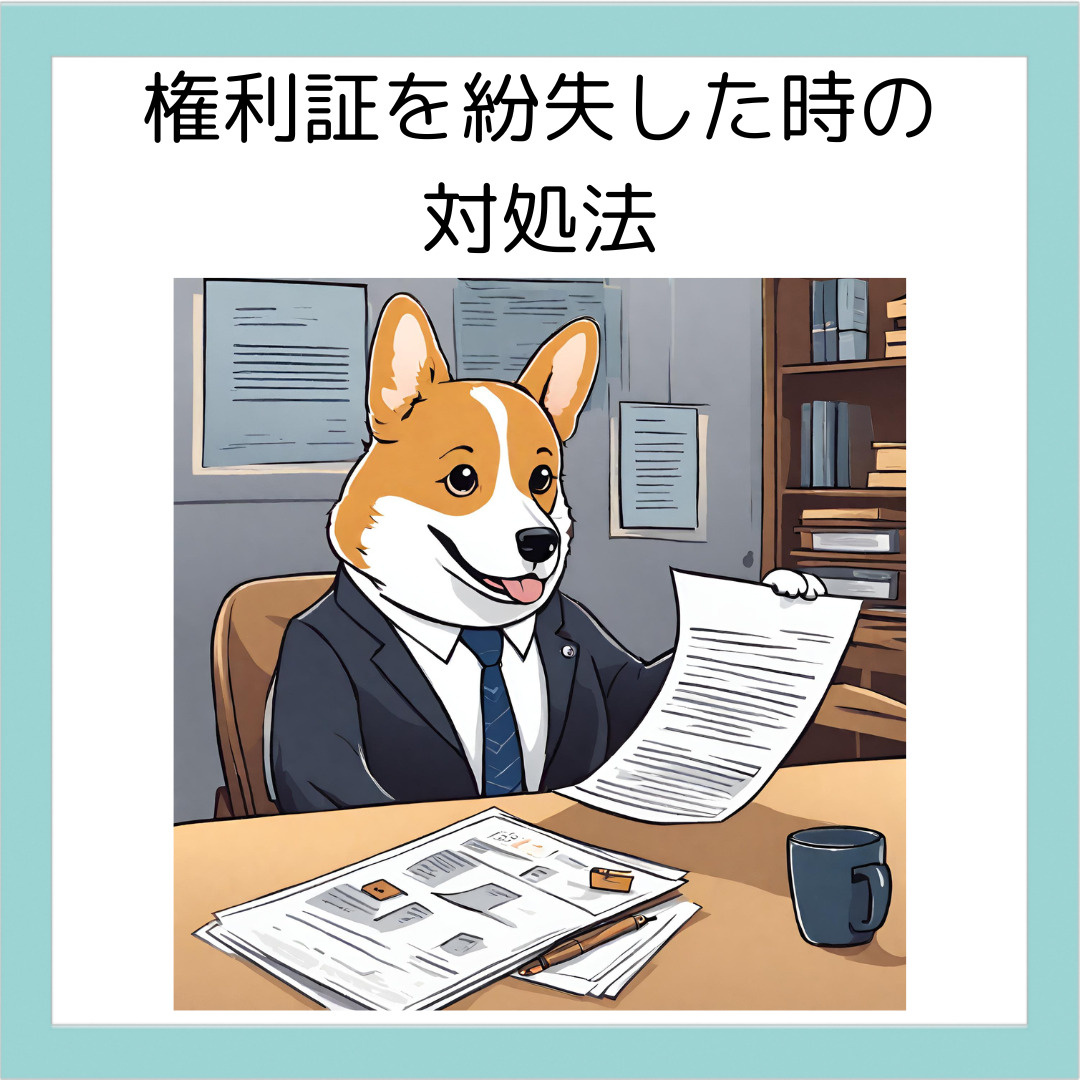 権利証を紛失した！見当たらない！の困ったときの対処法の画像