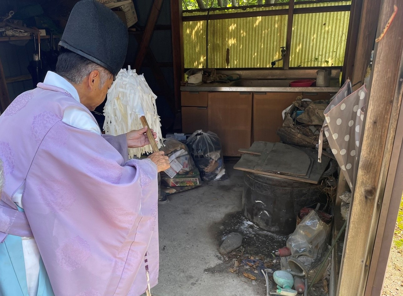 【愛西市不動産売却】お祓いの画像