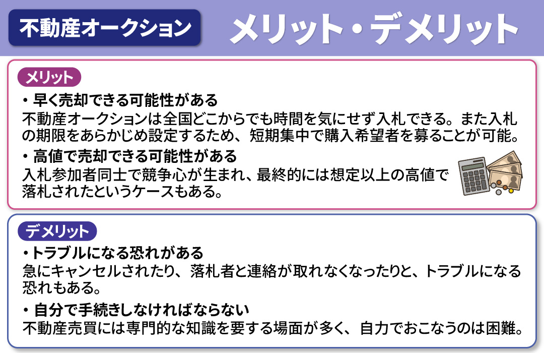 不動産オークションのメリット・デメリットとは？