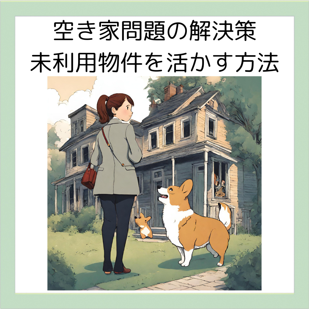 「空き家問題の解決策：未利用物件を活かす方法」の画像