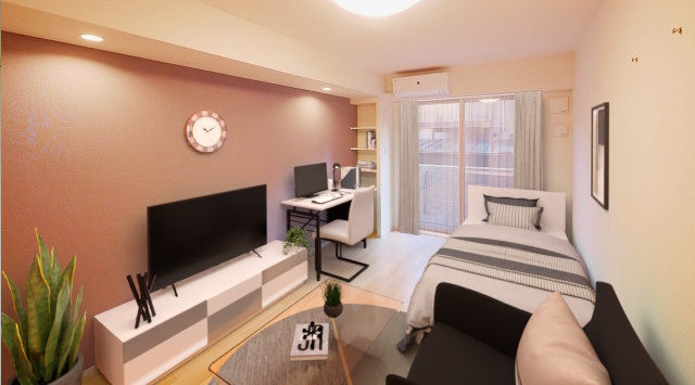 【ルームツアー】ウエストメゾン北袋Ⅰ｜システムキッチンのあるオートロック付き！設備充実なお部屋☆の画像