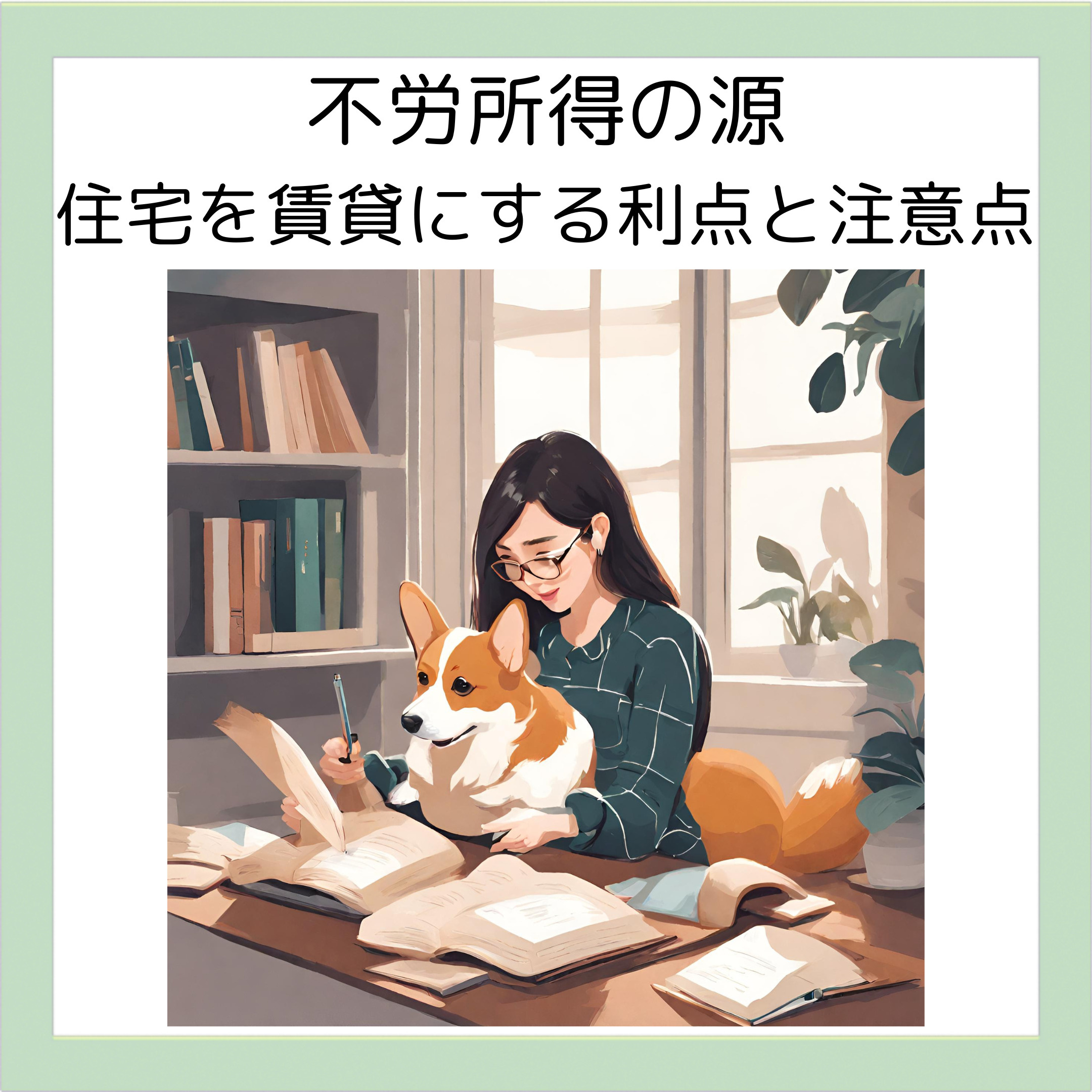 不労所得の源：住宅を賃貸にする利点と注意点の画像