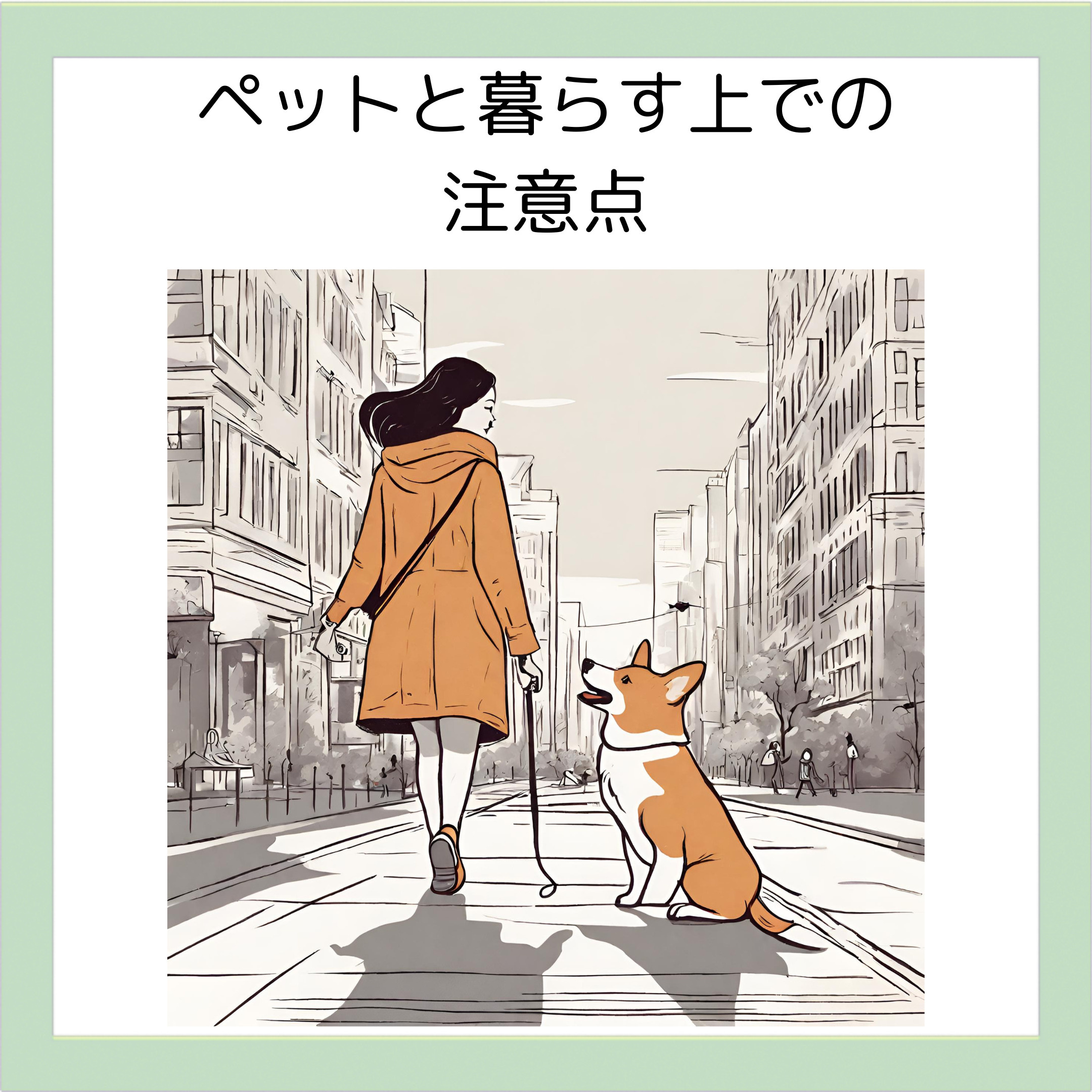 ペットと暮らす上での注意点の画像