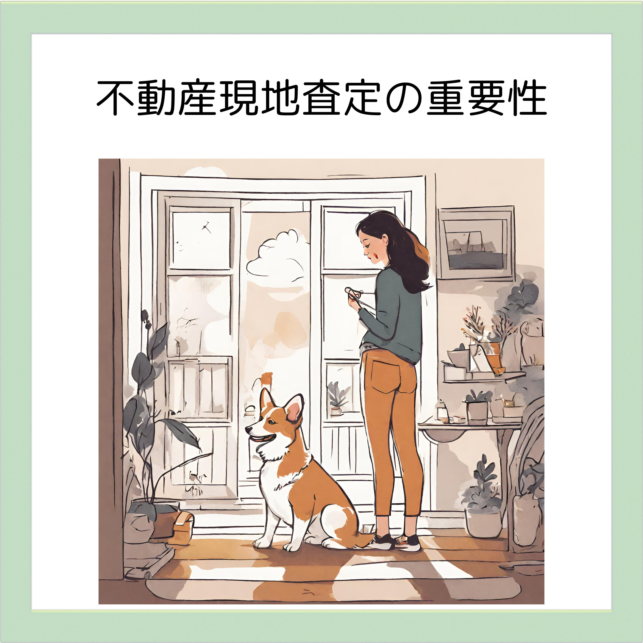 不動産現地査定の重要性の画像