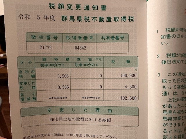 不動産取得税の支払い時期の画像