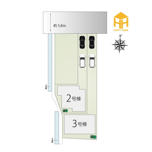 【内覧開始】尼崎市塚口町4丁目新築戸建|全3区画の最新情報です!の画像