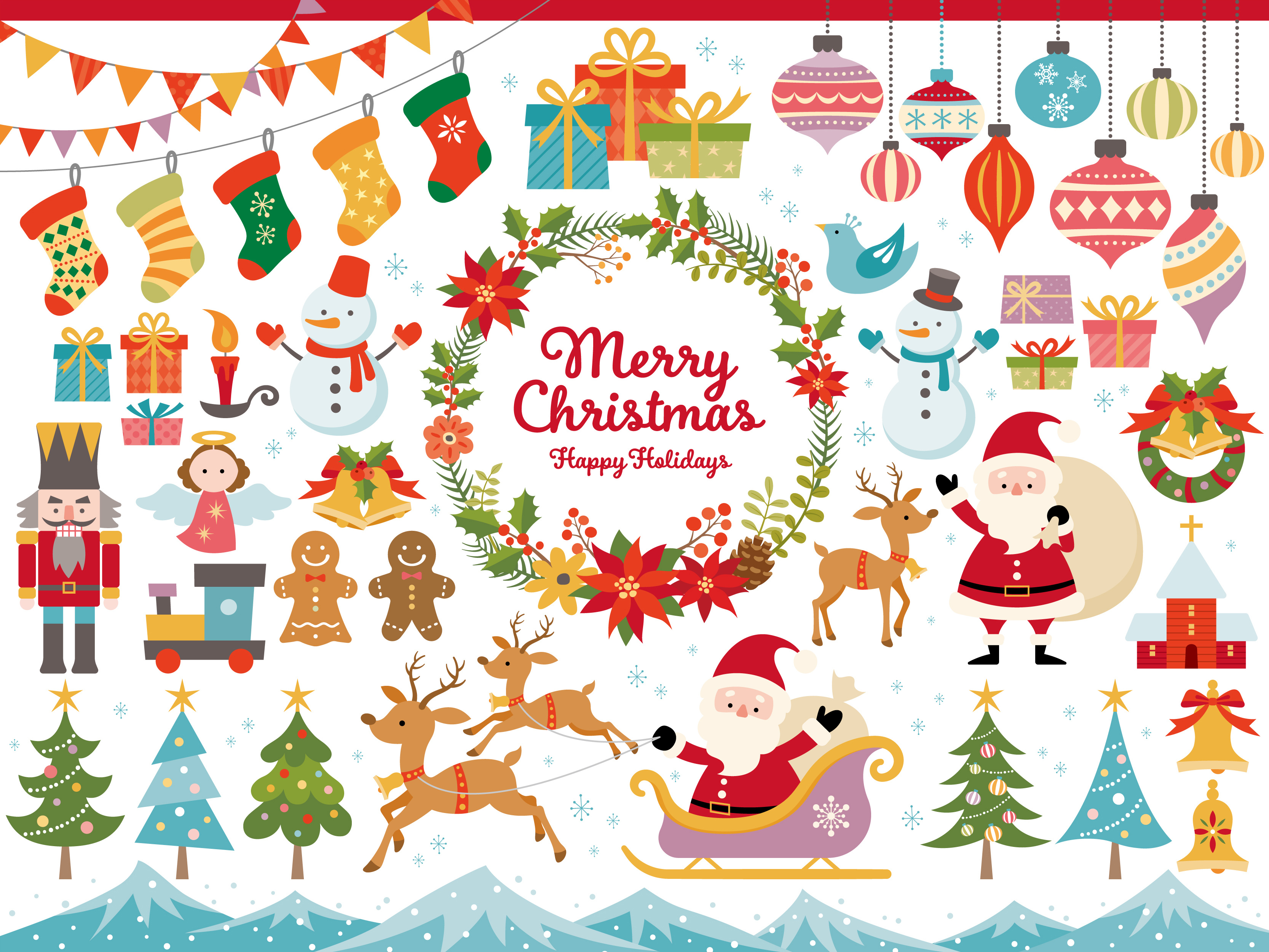 メリークリスマスの画像