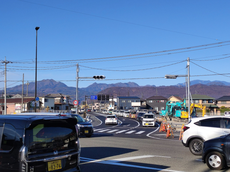 都市計画道路「田富町敷島線（富竹Ⅰ期工区）」が開通！！の画像