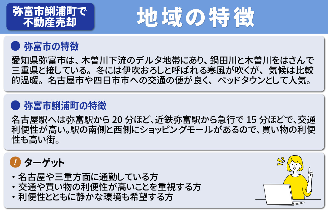 弥富市鯏浦町における不動産売却のポイント①地域の特徴
