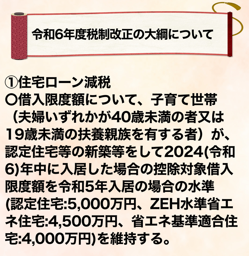 令和6年度税制改正の大綱についての画像