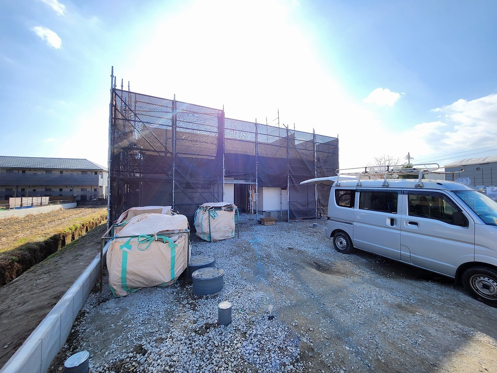 【津島市の新築平屋】 大工造作中！  津島市中一色町  　の画像