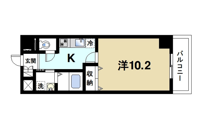 T・Kビル西大寺NORTHの間取り図3