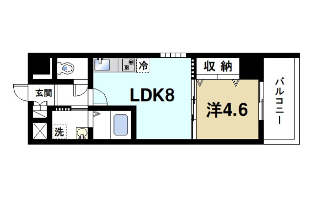 T・Kビル西大寺NORTHの間取り図4