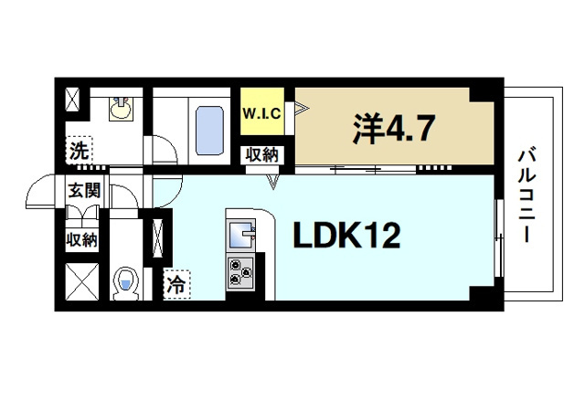 Sole Cedar西大寺の間取り図4