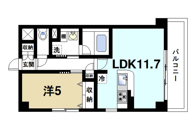Sole Cedar西大寺の間取り図2