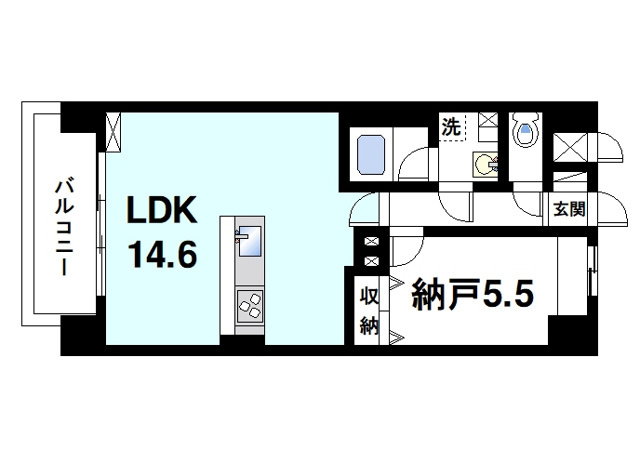 清～きよら～西大寺・南町の間取り図2