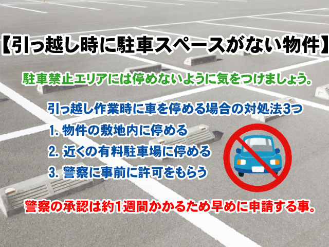 【引っ越し時に駐車スペースがない物件どうする？】困った時の対処法！
