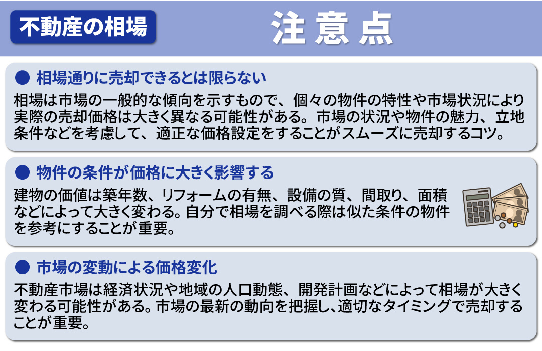 売却査定前にチェック！不動産の相場を調べるときの注意点