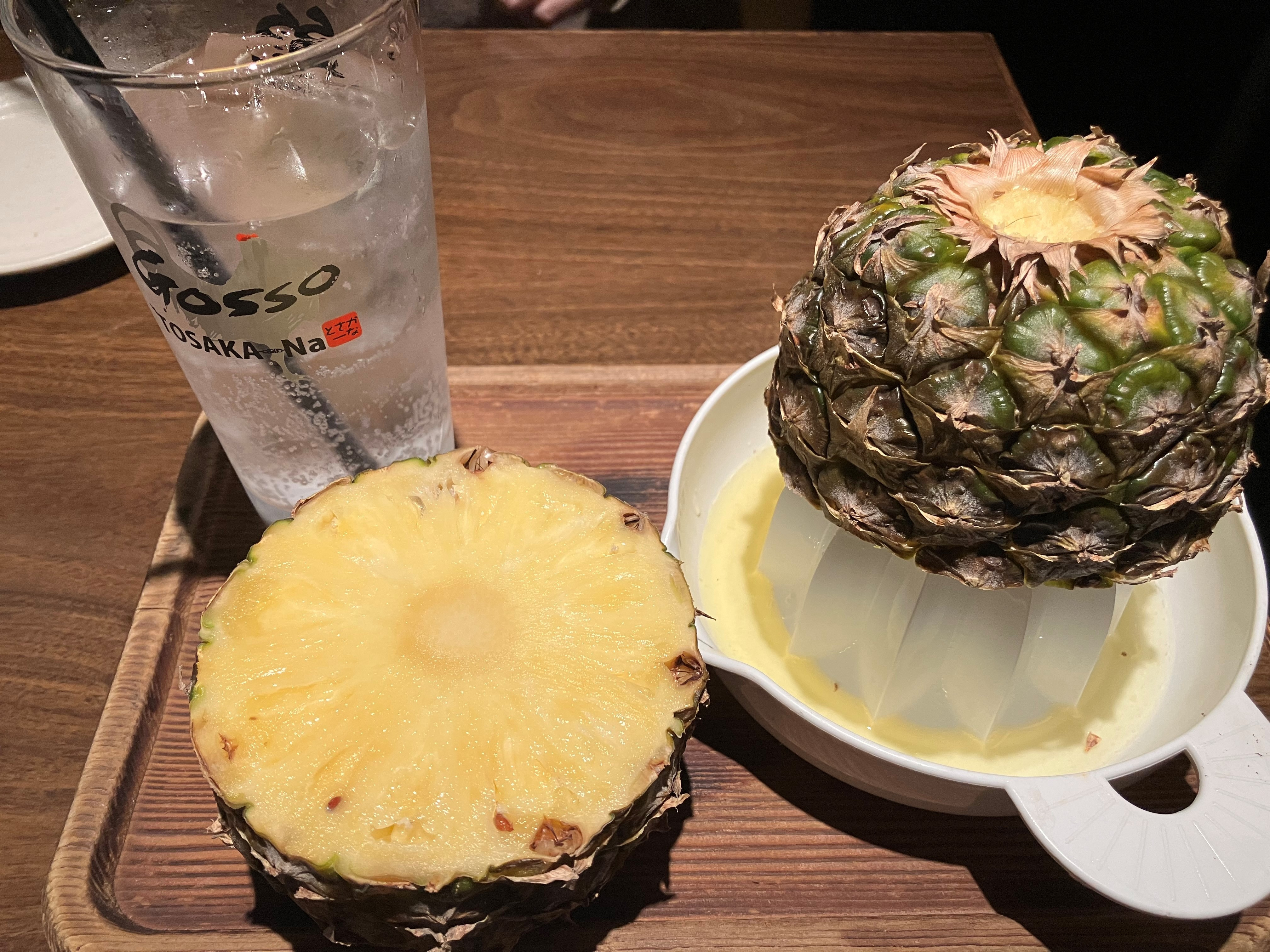 パイナップルのお酒！！の画像