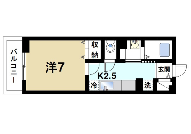 カモミール万葉の間取り図1