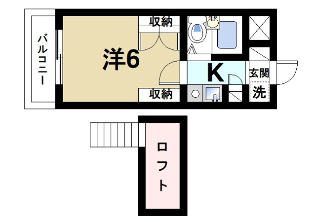 シティパレス西大寺北町Ｐ１の間取り図1