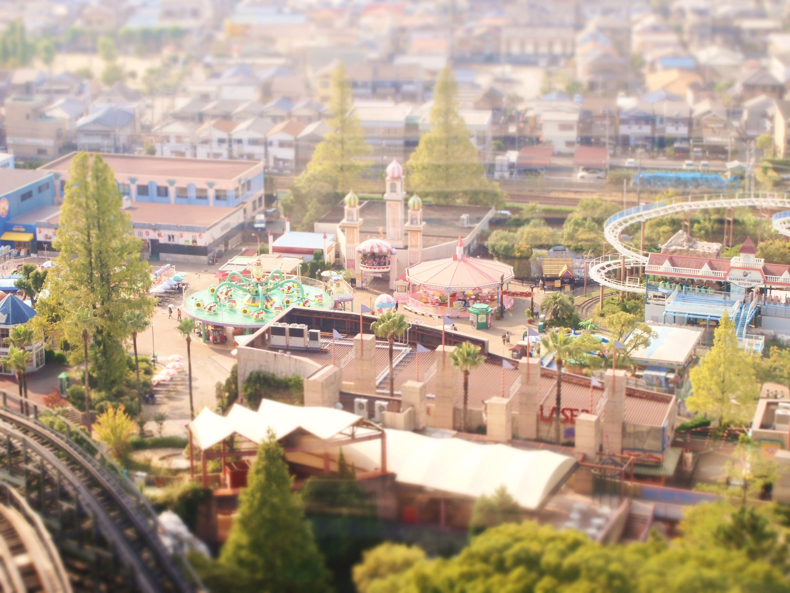 日本最古の遊園地の画像