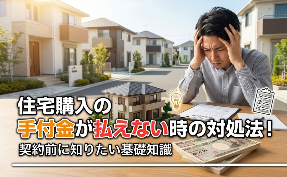 住宅購入の手付金が払えない時の対処法！契約前に知りたい基礎知識の画像
