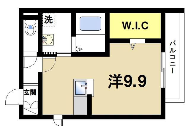 ヘーベルメゾン西大寺国見町の間取り図2