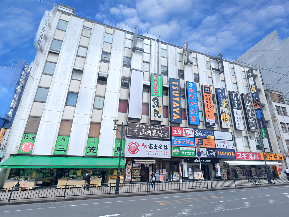 物件情報（船橋駅）駅から一直線！ メインストリート『駅前通り』に面する好立地商業ビルの画像