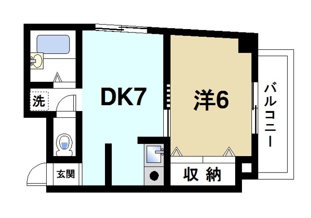 パストラル生駒の間取り図2