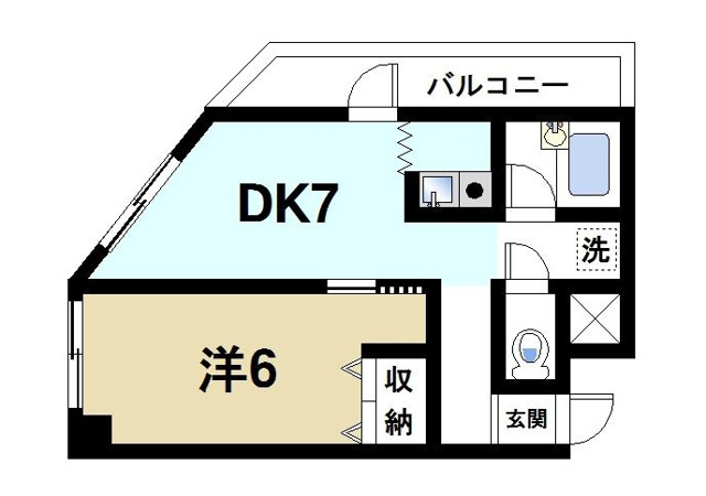 パストラル生駒の間取り図3