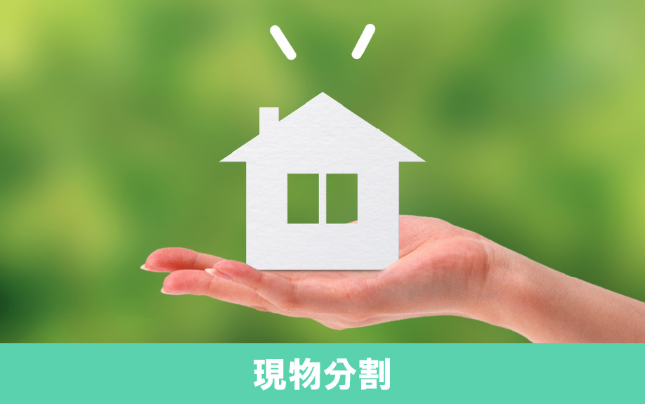 相続する不動産の分け方：現物分割