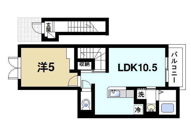 フィオーレ小泉の間取り図2
