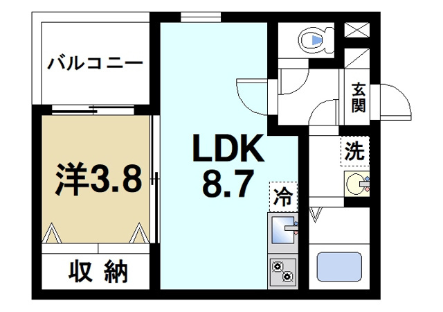 ジーメゾン奈良大森カルムの間取り図3