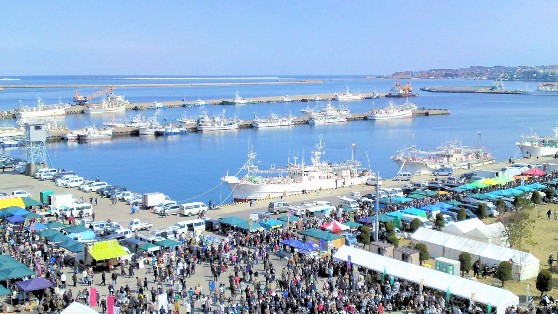 青森県八戸市の館鼻岸壁朝市をご紹介します！の画像