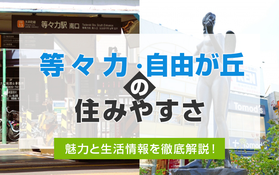 【等々力・自由が丘の住みやすさ】魅力と生活情報を徹底解説！の画像